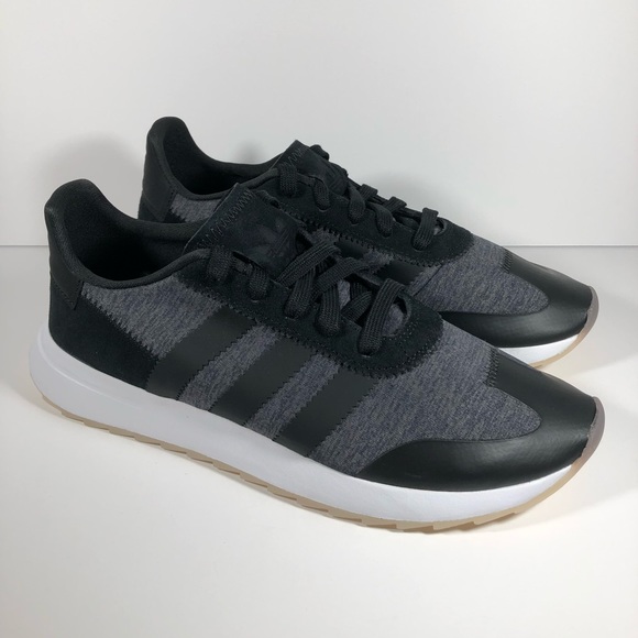 NEW Adidas FLB Runner Sneakers - Grey & Black - Picture 3 of 5